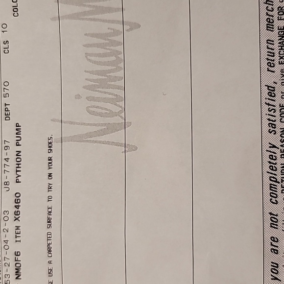 Chloe Silverado Python Pumps - Picture 7 of 8